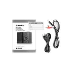 Zestaw głośnikowy 2.0 REAL-EL S-305 (czarny)-1109164