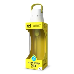 Butelka Dafi SOLID 0,7L z wkładem filtrującym (żółta)-769625