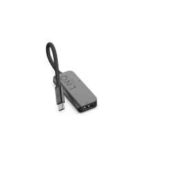 LINQ HUB USB-C ADAPTER 2IN1 (1X HDMI 2.0 4K/60HZ, 1X USB-C PD 100W DO ZASILANIA), PLECIONY KABEL 15 CM-785672