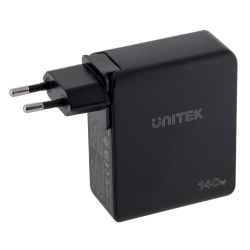 UNITEK ŁADOWARKA GAN 2X USB-C, USB-A, 140W-790860