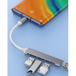 VAKOSS HUB USB-C TC-4125X 1XUSB 3.0 3XUSB 2.0-924525